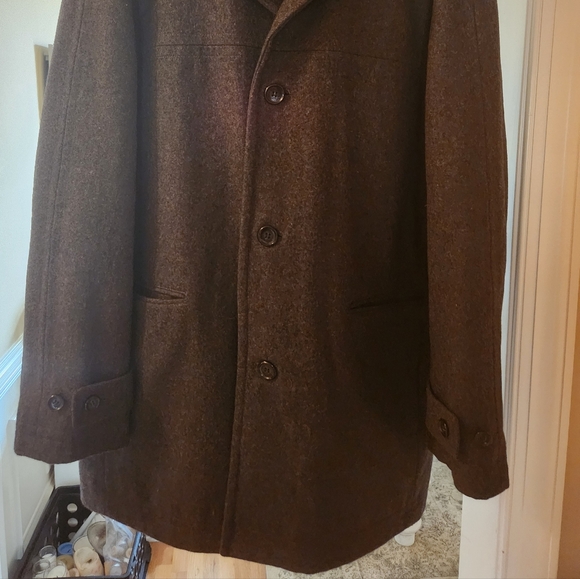 London Fog Dark Gray Wool Coat - Picture 6 of 6